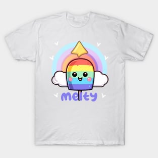 Melty Pride Kawaii Icecream T-Shirt